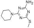 4-(METHYLTHIO)-6-PIPERIDINO-1,3,5-TRIAZIN-2-AMINE