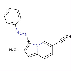 Indolizine, 6-ethynyl-2-methyl-3-(phenylazo)-