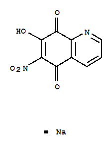 5,8-QUINOLINEDIONE,7-HYDROXY-6-NITRO-,SODIUM SALT