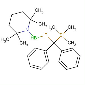 Piperidine,1-[[diphenyl(trimethylsilyl)methyl]fluoroboryl]-2,2,6,6-tetramethyl-