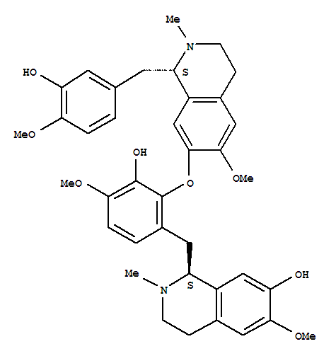7-Isoquinolinol,1,2,3,4-tetrahydro-1-[[3-hydroxy-4-methoxy-2-[[1,2,3,4-tetrahydro-1-[(3-hydroxy-4-methoxyphenyl)methyl]-6-methoxy-2-methyl-7-isoquinolinyl]oxy]phenyl]methyl]-6-methoxy-2-methyl-,[S-(R*,R*)]-