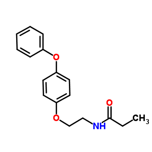 N-[2-(4-phenoxyphenoxy)ethyl]propanamide