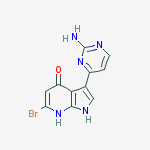 3-(2-Amino-4-pyrimidinyl)-6-bromo-1H-pyrrolo[2,3-b]pyridin-4-ol