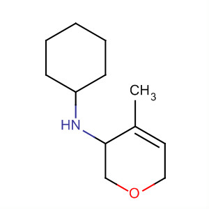 2H-Pyran-3-amine, N-cyclohexyl-3,6-dihydro-4-methyl-