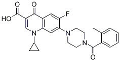 3-Quinolinecarboxylic acid, 1-cyclopropyl-6-fluoro-1,4-dihydro-7-[4-(2-Methylbenzoyl)-1-piperazinyl]-4-oxo-