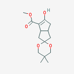 METHYL 5'-HYDROXY-5,5-DIMETHYL-3',3'A,4',6'A-TETRAHYDRO-1'H-SPIRO[1,3-DIOXANE-2,2'-PENTALENE]-6'-CARBOXYLATE