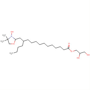 3-Oxazolidinyloxy,2-[11-(2,3-dihydroxypropoxy)-11-oxoundecyl]-2-hexyl-4,4-dimethyl-
