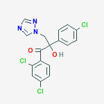 2-(4-CHLOROPHENYL)-1-(2,4-DICHLOROPHENYL)-2-HYDROXY-3-(1H-1,2,4-TRIAZOL-1-YL)-1-PROPANONE
