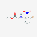ethyl 2-(3-bromo-2-nitrophenylamino)acetate