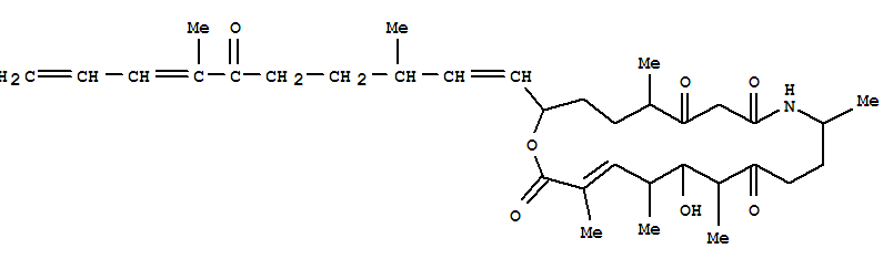 1-Oxa-9-azacyclononadec-17-ene-6,8,13,19-tetrone,2-(3,7-dimethyl-6-oxo-1,7,9-decatrienyl)-15-hydroxy-5,10,14,16,18-pentamethyl-,[2R-[2R*(1E,3S*,7E),5S*,10R*,14R*,15S*,16R*,17Z]]-