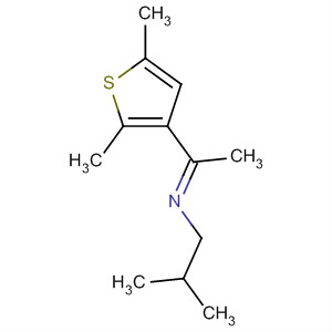 1-Propanamine, N-[1-(2,5-dimethyl-3-thienyl)ethylidene]-2-methyl-, (E)-