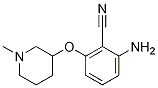 2-Amino-6-[(1-methyl-3-piperidinyl)oxy]benzonitrile