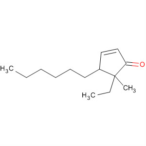 2-Cyclopenten-1-one, 5-ethyl-4-hexyl-5-methyl-