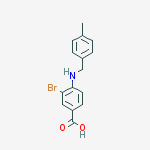 3-BROMO-4-(4-METHYLBENZYLAMINO)BENZOIC ACID