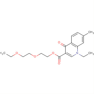 3-Quinolinecarboxylic acid, 1-ethyl-1,4-dihydro-7-methyl-4-oxo-,2-(2-ethoxyethoxy)ethyl ester