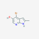 4-bromo-2-methyl-1h-pyrrolo[2,3-b]pyridin-5-ol