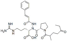 cinnamido-2-methyl-5-oxoheptanoyl-prolyl-arginine