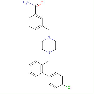 Benzamide, 3-[[4-[(4-chlorophenyl)phenylmethyl]-1-piperazinyl]methyl]-