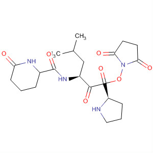 2,5-Pyrrolidinedione,1-[[1-[N-[(6-oxo-2-piperidinyl)carbonyl]-L-leucyl]-L-prolyl]oxy]-, (S)-