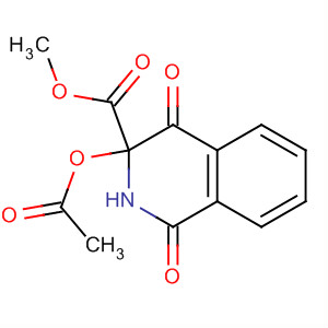 3-Isoquinolinecarboxylic acid,3-(acetyloxy)-1,2,3,4-tetrahydro-1,4-dioxo-, methyl ester