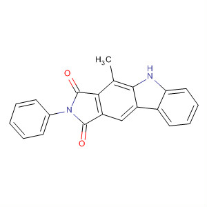 Pyrrolo[3,4-b]carbazole-1,3(2H,5H)-dione, 4-methyl-2-phenyl-