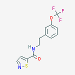 ISOTHIAZOLE-5-CARBOXYLIC ACID [2-(3-TRIFLUOROMETHOXY-PHENYL)-ETHYL]-AMIDE, 95%