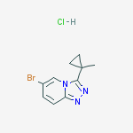 6-Bromo-3-(1-methylcyclopropyl)-[1,2,4]triazolo[4,3-a]pyridine hydrochloride