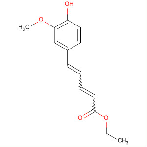2,4-Pentadienoic acid, 5-(4-hydroxy-3-methoxyphenyl)-, ethyl ester