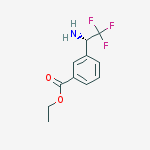 Ethyl 3-[(1s)-1-amino-2,2,2-trifluoroethyl]benzoate