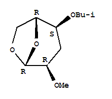 .beta.-D-ribo-Hexopyranose, 1,6-anhydro-3-deoxy-2-O-methyl-4-O-(2-methylpropyl)-