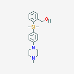 (2-{DIMETHYL[4-(4-METHYLPIPERAZIN-1-YL)PHENYL]SILYL}PHENYL)METHANOL