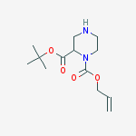 2-o-tert-butyl 1-o-prop-2-enyl Piperazine-1,2-dicarboxylate
