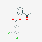Benzoic acid, 3,4-dichloro-, 2-acetylphenyl ester