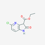5-Chloro-4-aza-2-oxindole-3-carboxylic acid ethyl ester