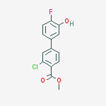 Methyl 2-chloro-4-(4-fluoro-3-hydroxyphenyl)benzoate
