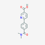 6-[4-(dimethylcarbamoyl)phenyl]pyridine-3-carboxylic Acid