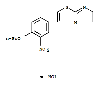 3-(3-nitro-4-propoxyphenyl)-5,6-dihydroimidazo[2,1-b][1,3]thiazole hydrochloride
