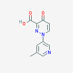 1-(5-methylpyridin-3-yl)-4-oxo-1,4-dihydropyridazine-3-carboxylic acid
