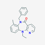 N6-BENZYL-N11-ETHYL-7-METHYL-6,11-DIHYDRO-5H-PYRIDO[2,3-B][1,5]BENZODIAZEPIN-5-ONE