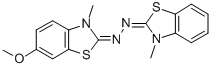 6-Methoxy-3-methyl-(3-methyl-2(3H)-benzothiazolidine)-hydrazone2(3H)-benzothiazolone