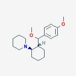 1-[(1R,2R)-2-[methoxy-(4-methoxyphenyl)methyl]cyclohexyl]piperidine