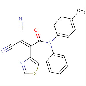 4-Thiazoleacetamide,2-(dicyanomethylene)-2,3-dihydro-N-(4-methylphenyl)-3-phenyl-