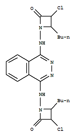 1,1'-(phthalazine-1,4-diyldiimino)bis(4-butyl-3-chloroazetidin-2-one)