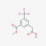 [3-(methoxycarbonyl)-5-(trifluoromethyl)phenyl] acetic acid
