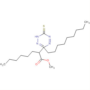 1,2,4,5-Tetrazine-3-octanoic acid, hexahydro-3-nonyl-6-thioxo-, methylester