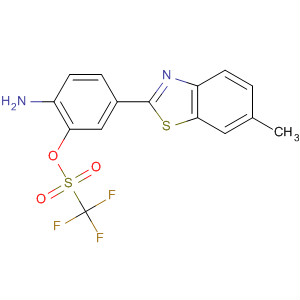 Methanesulfonic acid, trifluoro-,2-amino-5-(6-methyl-2-benzothiazolyl)phenyl ester