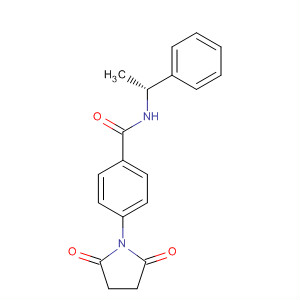 Benzamide, 4-(2,5-dioxo-1-pyrrolidinyl)-N-(1-phenylethyl)-, (R)-
