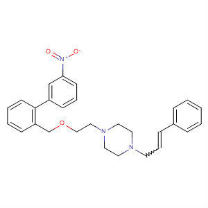 Piperazine,1-[2-[(3-nitrophenyl)phenylmethoxy]ethyl]-4-(3-phenyl-2-propenyl)-