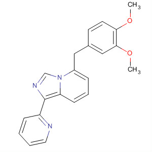 Imidazo[1,5-a]pyridine, 5-[(3,4-dimethoxyphenyl)methyl]-1-(2-pyridinyl)-
