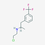 Phenethylamine, N-(2-chloroethyl)-alpha-methyl-m-trifluoromethyl-